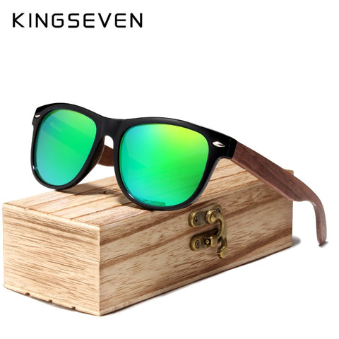 KINGSEVEN Walnut Sunglasses