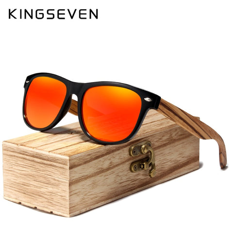 KINGSEVEN Wooden Sunglasses